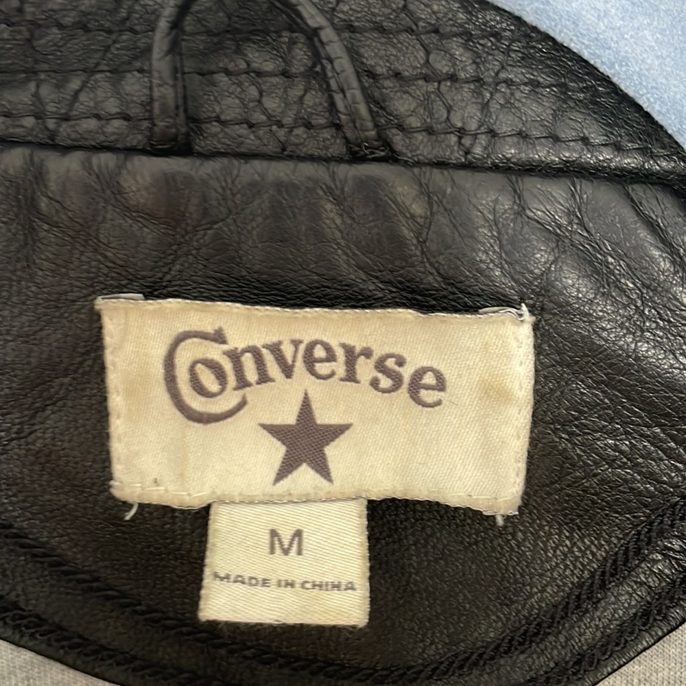 Converse Leather Jacket - image 2